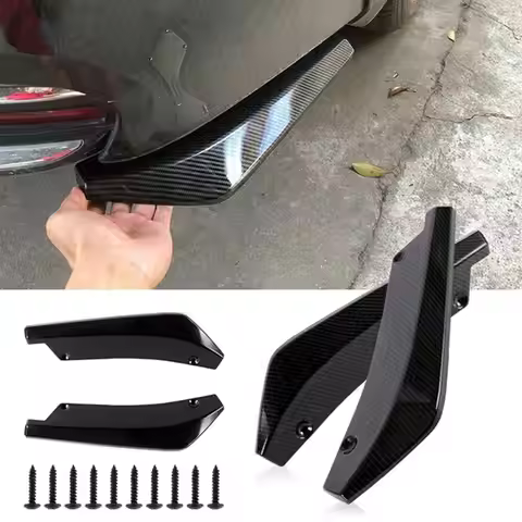 Car Rear Bumper Lip Diffuser Splitter Spoiler For Mercedes Benz Cla Gla C E Glc Gle Glk Class W176 W