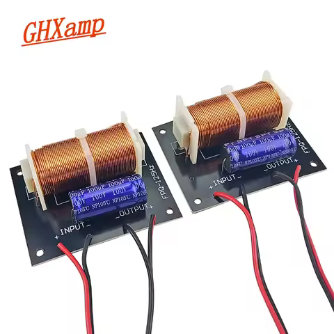 GHXAMP 300W Subwoofer Crossover With Cable 125Hz Woofer Subwoofer Dedicated Frequency Divider For 5-