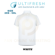 2XS - 7XL Polo T Shirt Men Short Sleeve Uniform Collar for man Ultifresh UDF05 2.0 Microfiber Polyes