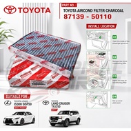TOYOTA LEXUS IS300 GSF50 TOYOTA LAND CRUISER TRJ250 2017> AIRCOND CARBIN FILTER CHARCOAL 87139-50110