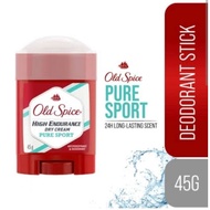 Old Spice Pure Sport High Endurance Dry Cream Deodorant Stick 45G 24H Long-Lasting Scent