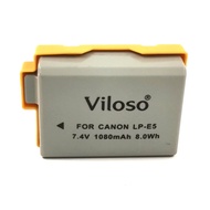 Viloso EOS LP-E5 Rechargeable Li-ion Battery for Canon EOS  450D 500D 1000D Rebel Xsi Rebel T1i  Reb