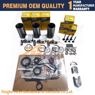 3TNE68C 3TNE68 Overhaul Rebuild Kit For Yanmar Engine VIO15 VIO20 B15 Excavator Komatsu 3D68E