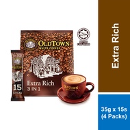 [Bundle of 4] OLDTOWN Extra Rich Instant Premix 3in1 White Coffee 35g x 15s