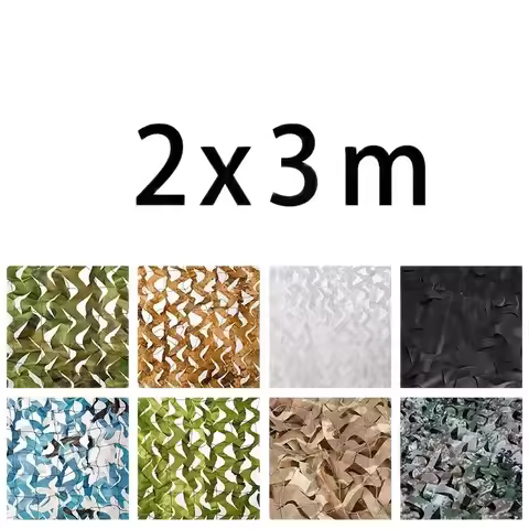 2x3M Camouflage Nets Reinforced Ocean Blue 2x3 2*3 2*3M 3x2 3x2M Black Car Cover Outdoor Awning Sun 
