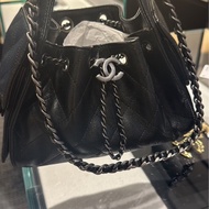 Chanel 25 Mini 黑銀荔枝牛皮