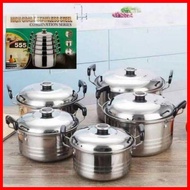 ✧ ◊ Stainless steel Caserole set