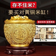Brass Rice Cylinder Money Cylinder Money Cylinder Lucky Cylinder Cornucopia Living Room Home Decorat