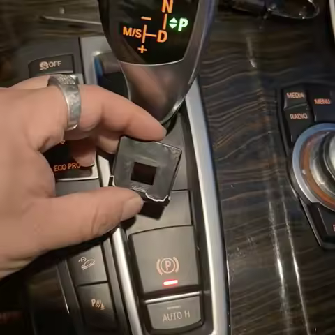 Electronic Hand Brake Parking Switch P Auto H Button Cover For BMW 5 6 7 X3 X4 X5 X6 F01 F02 F07 F10