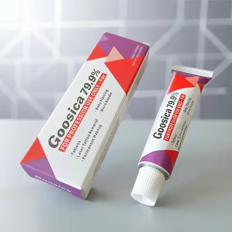 New Arrival 79.9% Goosica Tattoo Cream Before Permanent Makeup Piercing Eyebrow Lips Body Skin