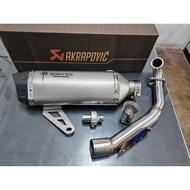 🇲🇾zontes v1 368g /368e new disign akrapovic panjang full system