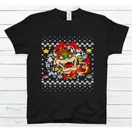 Bowser Ugly Faux Knit Super Mario Bros Tshirt For Men