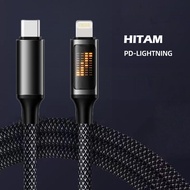 Kabel Pengisian Cepat PD 240W Tipe-C Lightning Micro USB untuk iPhone Huawei Xiaomi Android Portabel