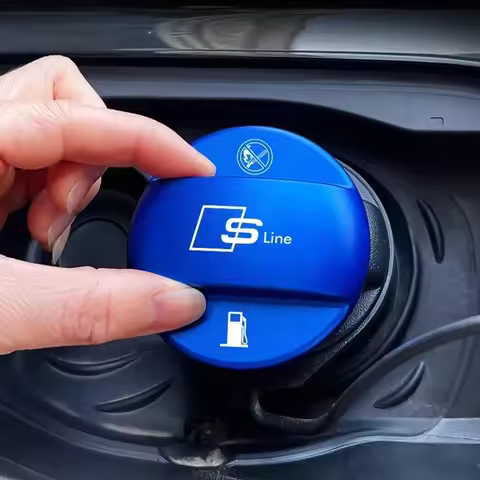 Car Fuel Filler Door Cover Fuel Tank Gas Caps Accessories For Audi Sline B8 C6 B9 B6 A1 A2 A3 S4 S6 