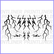 ∇ ▧ ▬ KIDLAT DECALS / LIGHTNING DECALS (CUT OUT VINYL)