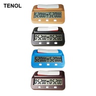 [TENOL] Chess Timer, Professional Competition Chess Clock, Count Up Down Timer for Chinese Chess, In