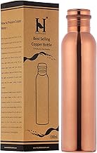 Aakrati Traveller's Pure Copper Water Bottle For Ayurvedic Health Benefits | Joint Free, Leak Proof