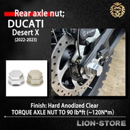 FOR DUCATI Desert X 2022 Desert X 2023 Desert X 2024 Desert X motorcycle accessories Rear wheel nut 