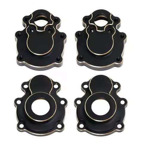 WOWFU-Brass Rear Axle Mount For 1/10 RC Crawler FMS FCX10 RC Car Upgrades Accessories
