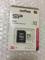 SP 廣穎 MicroSDHC U1 A1 32G記憶卡 綠色(附轉卡)