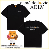 [Ready Stocks] ADLV X KAKAO Signature Logo Ryan Tee Black