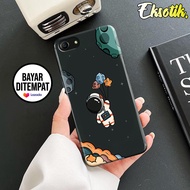 Case OPPO A83 - Eksotik - Casing OPPO A83 - Fashion Case - CUTE ASTRONOT - Aksesoris Handphone - Sil
