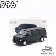 596Model 1:64 E350 Black Diecast Model Car