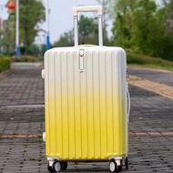20/24นิ้ว กระเป๋าเดินทาง สีไล่ระดับสี สัมภาระมีสไตล์ มีตะขอ วัสดุABS+PC สําหรับผู้ชายและผู้หญิง กระเป๋าเดินทางล้อลาก