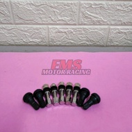 Car Tyre Tubeless Valve Aluminium Kepala Angin Kereta Valve Tayar Kereta Motor Tubeless Tyre Valve T