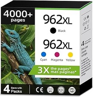 962XL Ink Cartridges Black Color Combo Pack Replacement for HP 962 XL HP962 HP962XL High-Yield for O