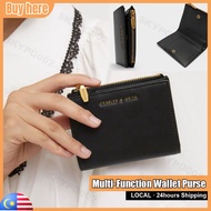 Wallet Purse Cardholder Simple Card Storage Multi-Function Wallets Dompet Perempuan Charles And Keit