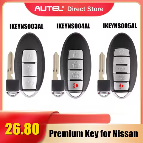 AUTEL IKEY Premium Universal Smart Key for Nissan work with MaxiIM KM100 KM100E IM508 IM608 PRO Key 