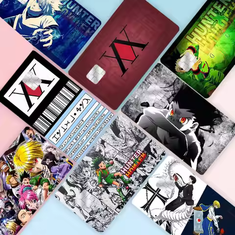 Anime Hisoka Hunter X Hunters 100% Hot Sale Amine Credit Debit Bank Card Bus Card Film Skin Sticker