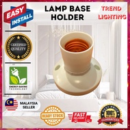 E27 Led Light Bulb Holder Ceiling Holder Surface Ceiling Holder White