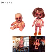 [Devoko] Haunted Doll Halloween Terrifying Doll for Prom Halloween Party Holidays