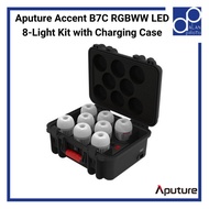 Aputure Accent B7C RGBWW LED 8-Light Kit with Charging Case