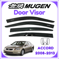 【Honda Accord 2008 - 2013】Mugen Door Visor Air Press Window Door Visor Car Accessories