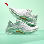 ANTA Women G21 PRO Running Shoes 1224B5561-1- Paper White/ Light green/Orang (Kasut Larian)