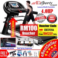 ADSports AD928 4.0HP Electric Home Treadmill Damping Spring Auto Incline Mesin Senaman Aerobik Lari 跑步机