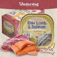 Underdog Raw Lamb &amp; Salmon Fresh Frozen Dog Food 1.2kg / 3kg