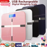 ❤SG Seller❤ Smart Digital Body weighting scale weighing scale body  LCD Display Tempered Glass Weigh