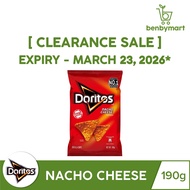 Doritos Nacho Cheese 190g (cn) - Expiry (March 23, 2026)
