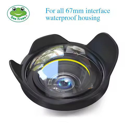 Seafrogs Wide Angle Lens Dome Port Fisheye for Sony A6000 A6300 A6500 A6400 A7 II A7S Canon G7X-II G