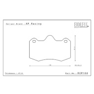 ENDLESS BRAKE PADS FOR AP RACING 4 POT (RCP100)