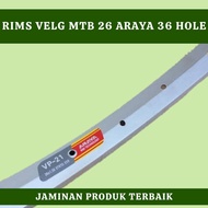 Velg MTB 26 Araya Lubang 36 Besi
