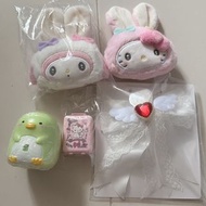 My Melody 公仔、Hello Kitty 行李箱、Sumikko Gurashi 公仔