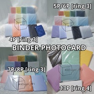 CHASING STARS BINDER PHOTOCARD KPOP (OT4 OT5 0T6 OT7 OT8 OT13 2P 3P 4P 5P 6P 7P 8P 13P POCKET) A5 PC