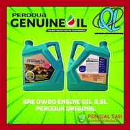 SAE 0W20 ENGINE OIL 3.5L PERODUA ORIGINAL