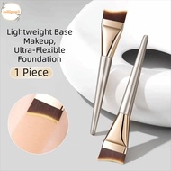 LOLLIPOP1 Liquid Foundation Brush, Dense Bristle Ultra-thin Tail Crescent Makeup Brush, Traceless So