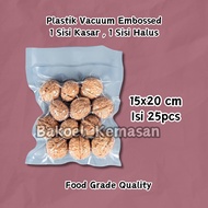 15x20 Embossed Vacuum Plastic Food Vacuum Embossed Bag Sealer